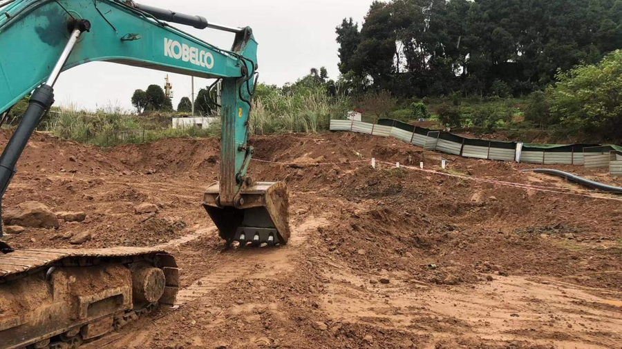 三通一平施工开工简报